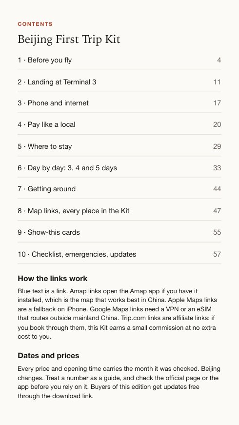 Contents page